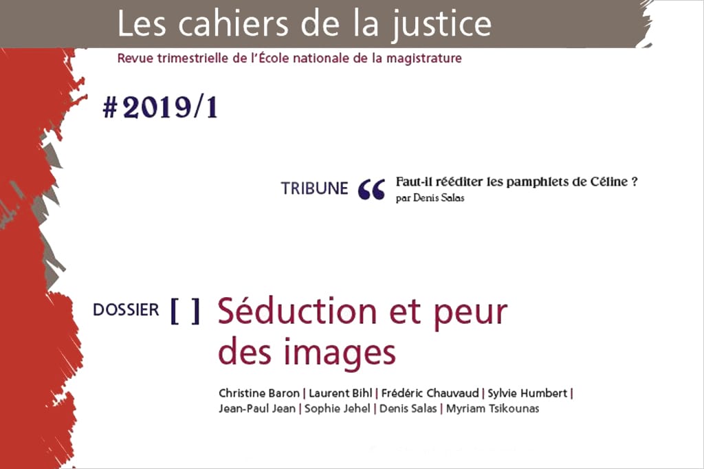 Présentation des Cahiers de la justice, 2019/1